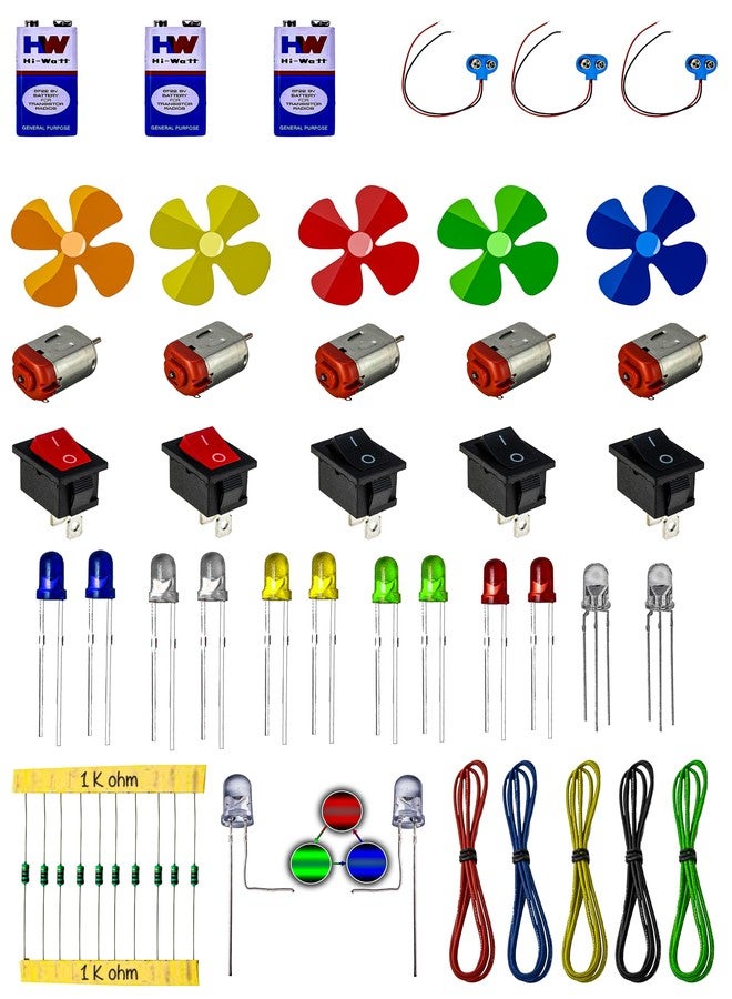 CodifyMonk Mini Science Kit for School Children | Kit with 50 Components | Learning Educational Science Kit for Project/Assignment Creation… - Image 4